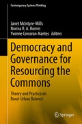 Cover: Democracy and Governance for Resourcing the Commons - Springer