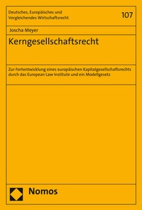 Abbildung von: Kerngesellschaftsrecht - Nomos