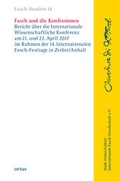 Cover: Fasch und die Konfessionen - ortus musikverlag