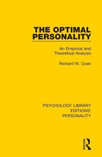 Enlarge image Cover: The Optimal Personality - Routledge