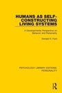 Cover: Humans as Self-Constructing Living Systems - Routledge