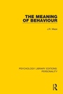 Cover: The Meaning of Behaviour - Routledge