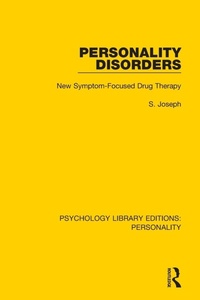 Enlarge image Cover: Personality Disorders - Routledge