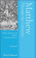 Cover: Matthew Through the Centuries - Wiley