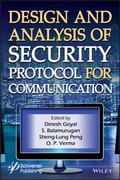 Cover: Design and Analysis of Security Protocol for Communication - Wiley