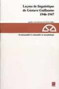 Cover: Lecons de linguistique de Gustave Guillaume, 1946-1947 - Presses de L'Universite Laval