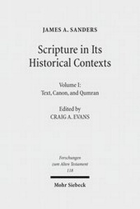 Abbildung von: Scripture in Its Historical Contexts - Mohr Siebeck