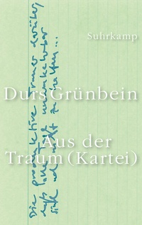 Abbildung von: Aus der Traum (Kartei) - Suhrkamp
