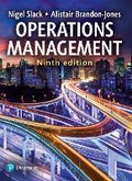 Cover: Operations Management + MyLab Operations Management with Pearson eText - Pearson Education Limited