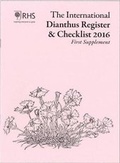 Cover: The International Dianthus Regster and Checklist 2016 - RHS Media