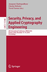 Abbildung von: Security, Privacy, and Applied Cryptography Engineering - Springer