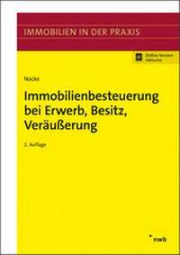 Abbildung von: Immobilienbesteuerung bei Erwerb, Besitz, Veräußerung - NWB