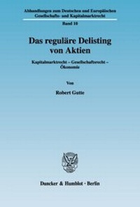 Abbildung von: Das reguläre Delisting von Aktien. - fibre