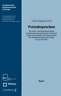 Abbildung von: Preisabsprachen - Schulthess Juristische Medien