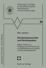 Cover: Rechtswissenschaft und Rechtssystem - Nomos