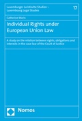 Cover: Individual Rights under European Union Law - Nomos