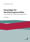 Cover: Steuertipps f&uuml;r Versicherungsvermittler - VVW Verlag Versicherungswirtschaft