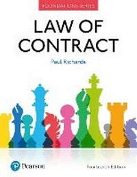 Abbildung von: Law of Contract - Pearson Education Limited