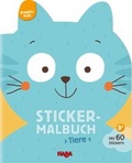 Cover: Kreativ Kids - Sticker-Malbuch Tiere - Habermaass GmbH & Co. KG