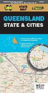 Abbildung von: Queensland State & Cities Map 419 8th ed (waterproof) - UBD Gregory's