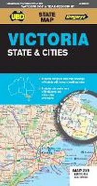 Abbildung von: Victoria State & Cities Map 319 8th ed (waterproof) - UBD Gregory's