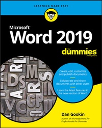 Abbildung von: Word 2019 For Dummies - Wiley