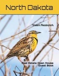 Cover: North Dakota Real Estate Open House Guest Book - Guest Book Girl
