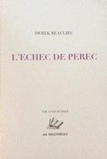 Cover: L'Echec De Perec - MA BIBLIOTHEQUE
