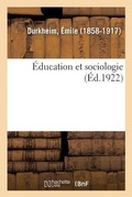 Cover: ?ducation Et Sociologie - Hachette Livre - Bnf