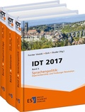 Cover: IDT 2017 - - Band 1, 2 und 3 als Gesamtpaket - Erich Schmidt Verlag