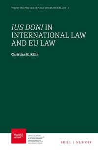 Abbildung von: Ius Doni in International Law and EU Law - Martinus Nijhoff