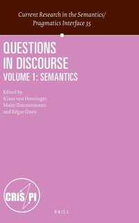 Enlarge image Cover: Questions in Discourse - Brill