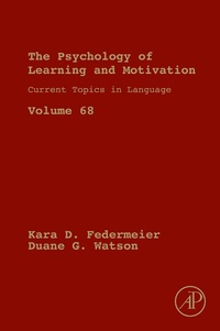 Enlarge image Cover: Current Topics in Language - Academic Press