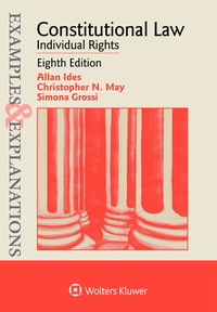 Enlarge image Cover: Examples & Explanations for Constitutional Law - Aspen Publishing