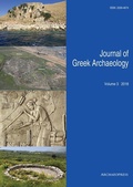 Cover: Journal of Greek Archaeology Volume 3 2018 - Access Archaeology