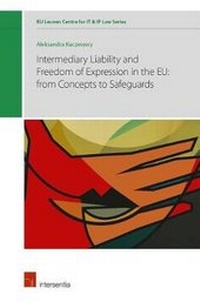 Abbildung von: Intermediary Liability and Freedom of Expression in the EU: from concepts to safeguards - Intersentia Ltd