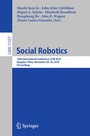 Cover: Social Robotics - Springer