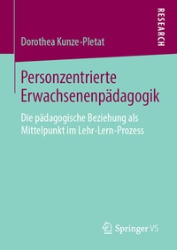 Abbildung von: Personzentrierte Erwachsenenpädagogik - Springer VS