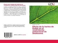Abbildung von: Efecto de la harina de Kudzu en el rendimiento poblacional de Aeolosoma - Editorial Academica Espanola