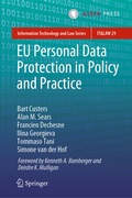 Cover: EU Personal Data Protection in Policy and Practice - T.M.C. Asser Press