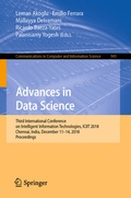 Cover: Advances in Data Science - Springer