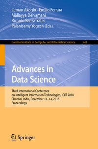 Enlarge image Cover: Advances in Data Science - Springer