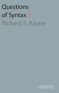 Enlarge image Cover: Questions of Syntax - Oxford University Press Inc