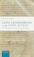 Cover: Latin Grammarians on the Latin Accent - Oxford University Press