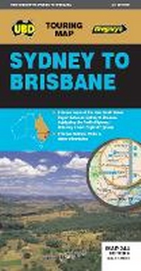 Abbildung von: Sydney to Brisbane Map 244 8th ed - UBD Gregory's