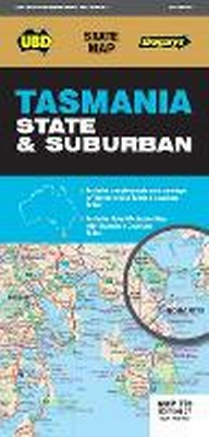 Abbildung von: Tasmania State & Suburban Map 770 27th ed - UBD Gregory's