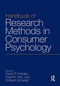 Cover: Handbook of Research Methods in Consumer Psychology - Routledge
