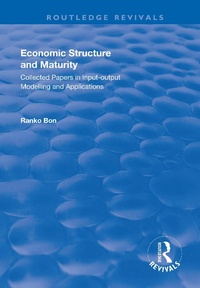 Enlarge image Cover: Economic Structure and Maturity - Routledge