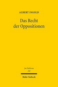 Abbildung von: Das Recht der Oppositionen - Mohr Siebeck
