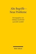 Cover: Alte Begriffe - Neue Probleme - Mohr Siebeck
